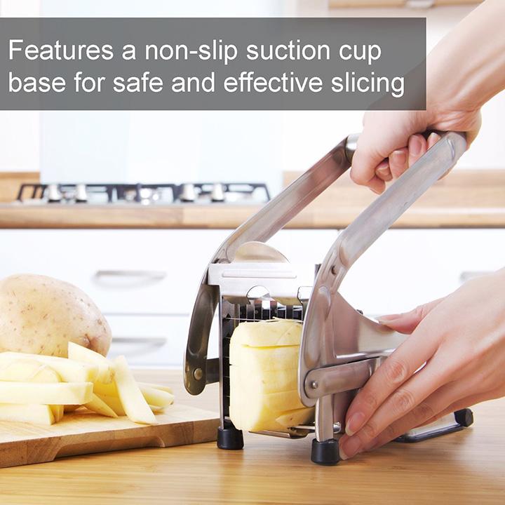 ICO French Fry Cutter, Potato Slicer and Vegetable Slicer, Stainless S –  Impeccable-O